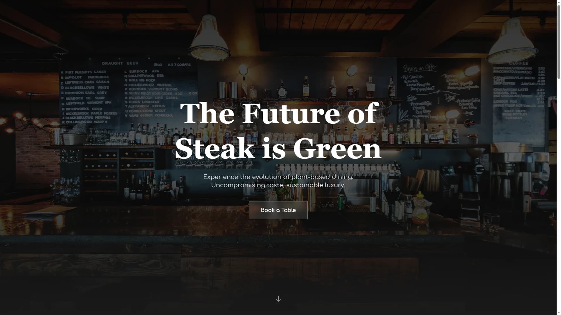 Vegan Restaurant Demo - Premium Plant-Based Dining